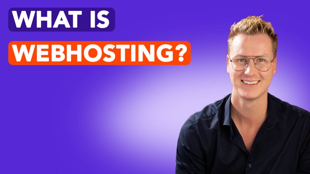 Man explains web hosting